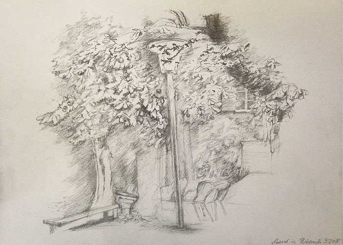 Biberach Abenstimmung<br>ca. 20 x 30 cm