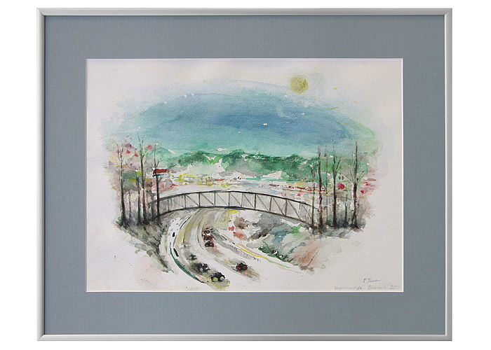 Aquarell<br>29,7 x 42 cm